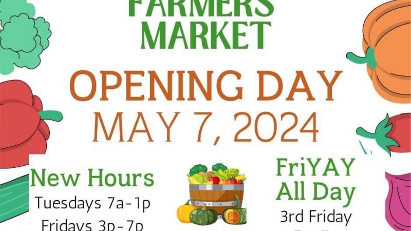 Farmers Market Opening Day