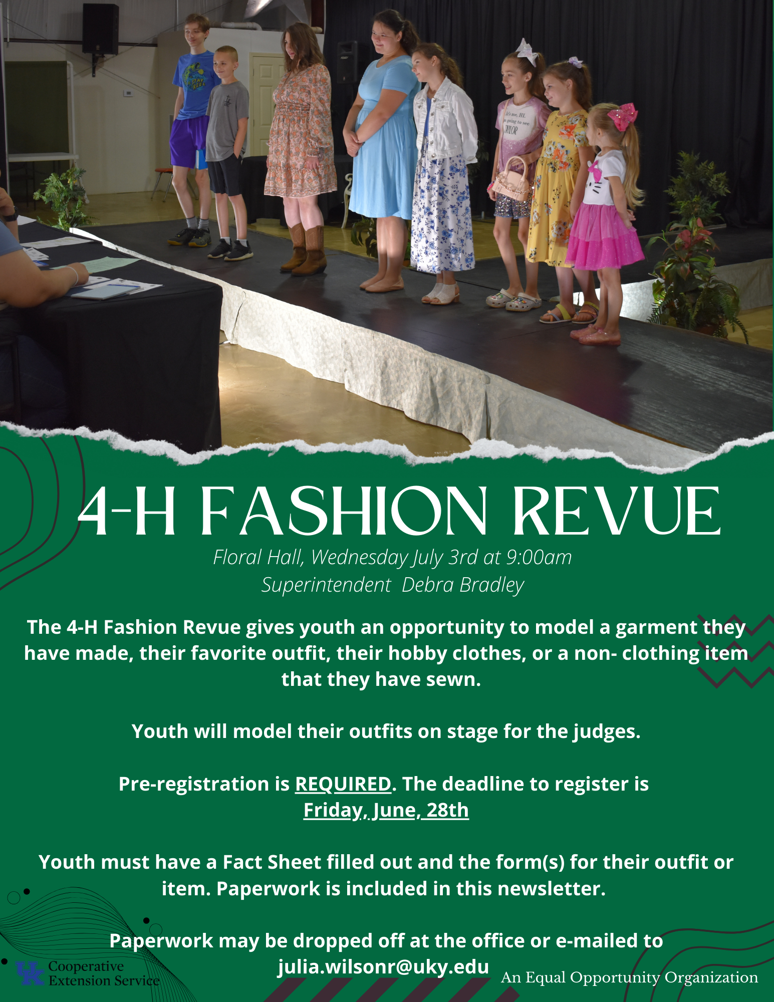 fasion revue flyer