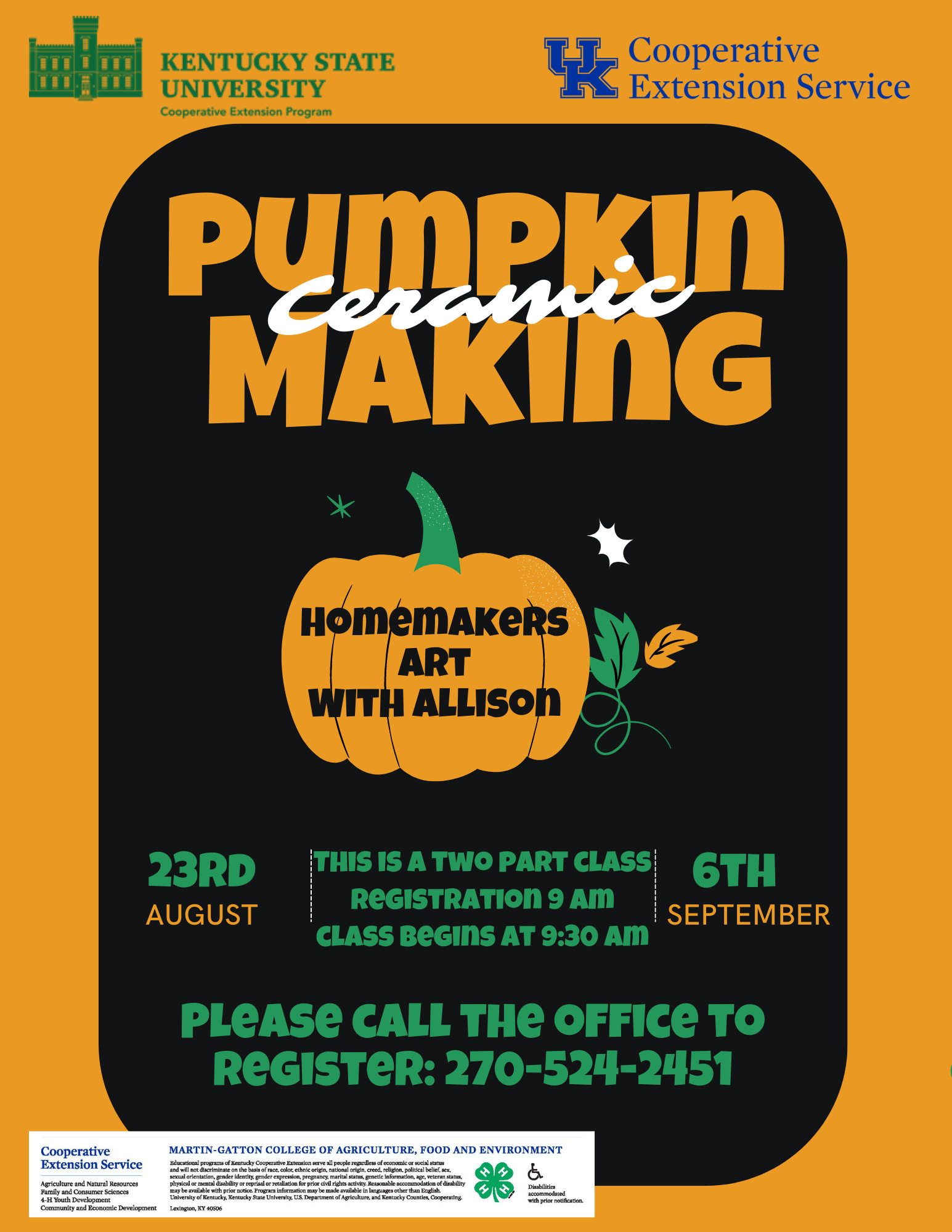 Art with Allison: Ceramic Pumpkin Making