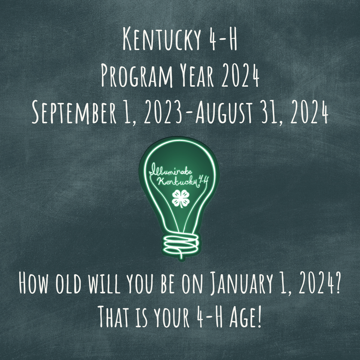 What is 4-h age graphic
